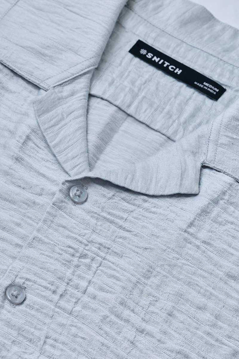 SNITCH Textured Box Fit Shirt